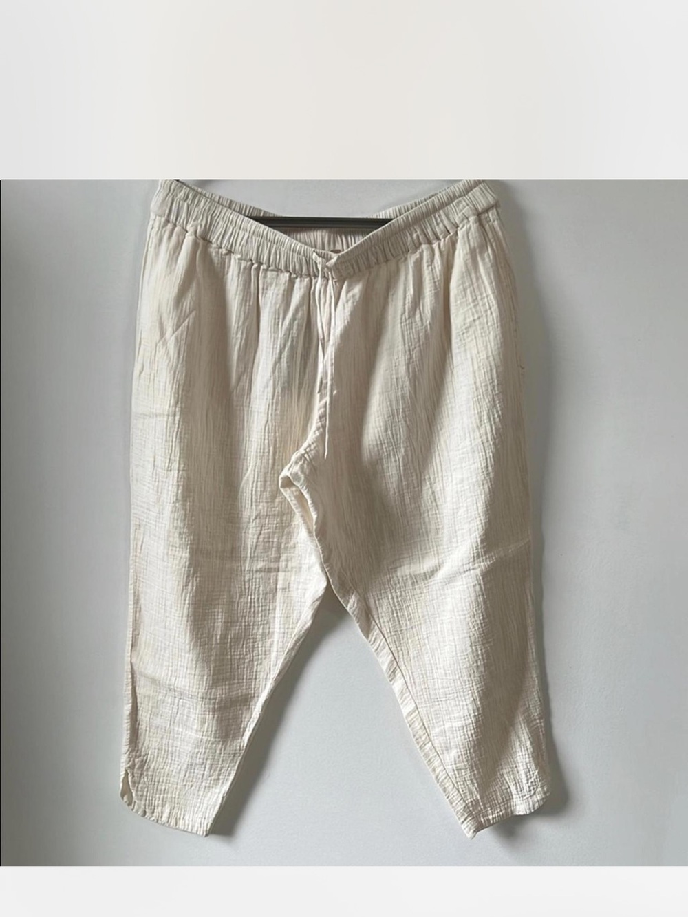 Pact double gauze pants like new